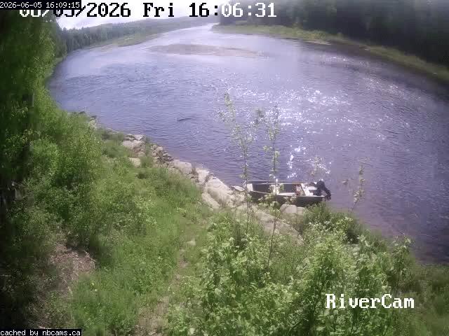Web Cam image of Boiestown (Miramichi River)