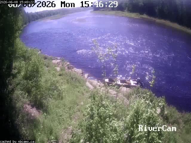 Web Cam image of Boiestown (Miramichi River)