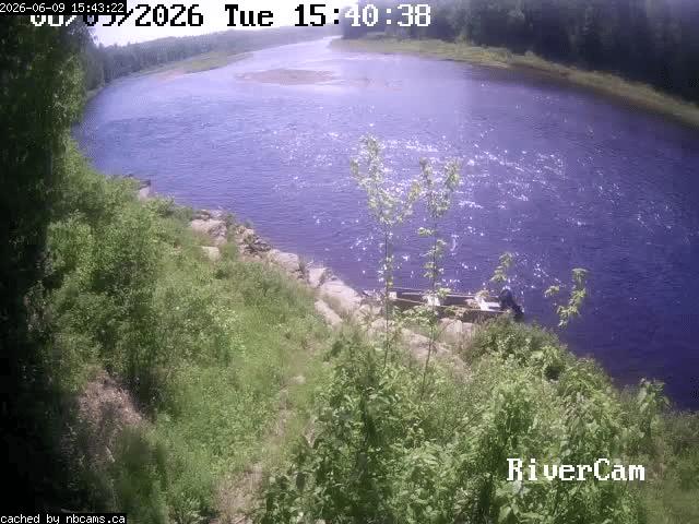 Web Cam image of Boiestown (Miramichi River)