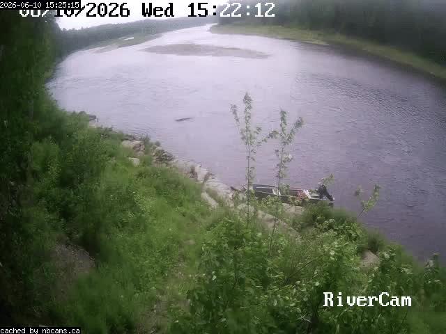 Web Cam image of Boiestown (Miramichi River)