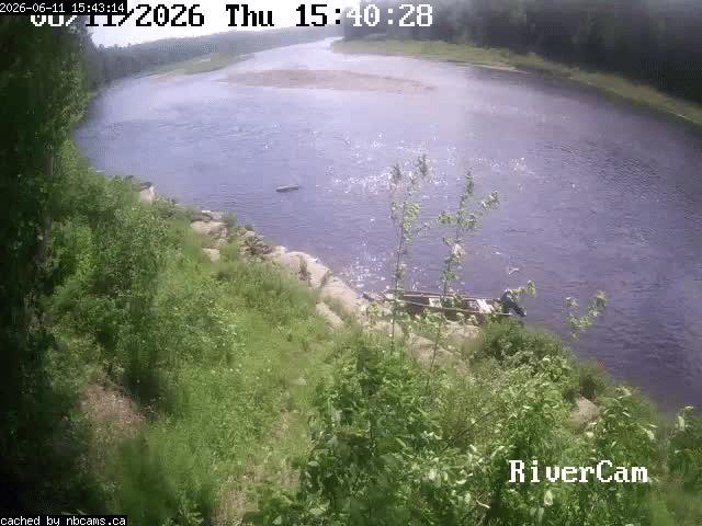 Web Cam image of Boiestown (Miramichi River)