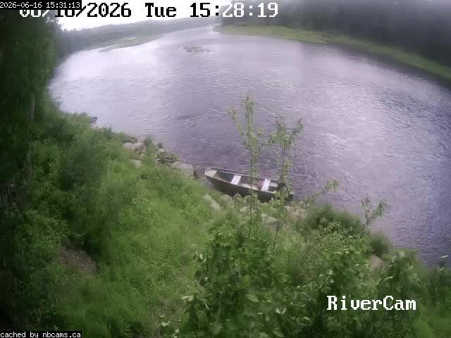 Web Cam image of Boiestown (Miramichi River)
