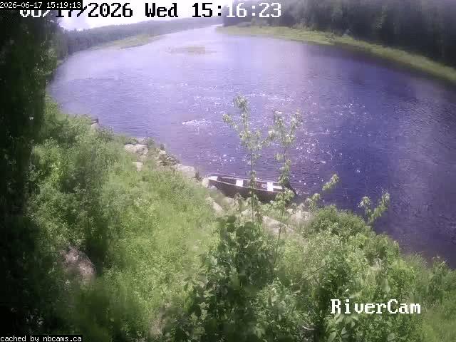 Web Cam image of Boiestown (Miramichi River)