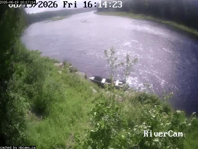 Web Cam image of Boiestown (Miramichi River)