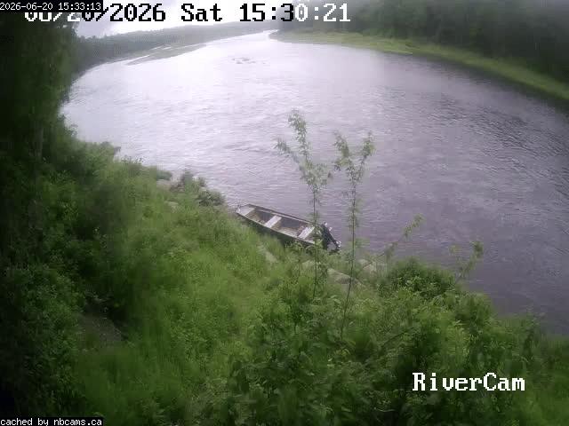 Web Cam image of Boiestown (Miramichi River)