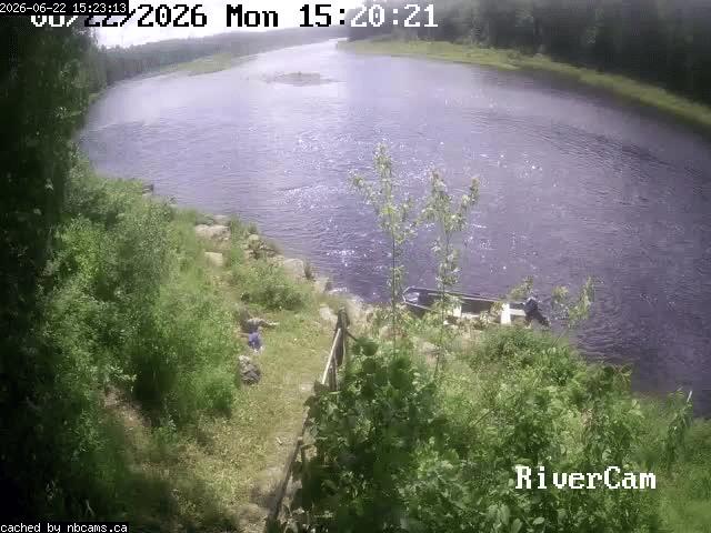 Web Cam image of Boiestown (Miramichi River)