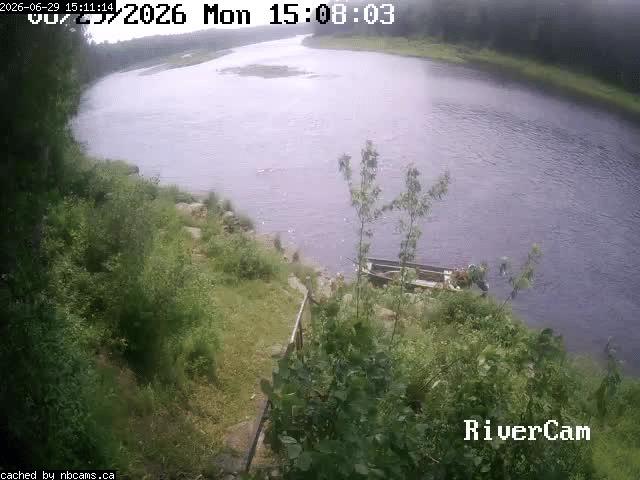 Web Cam image of Boiestown (Miramichi River)