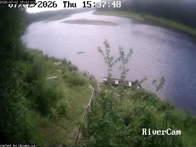 Web Cam image of Boiestown (Miramichi River)