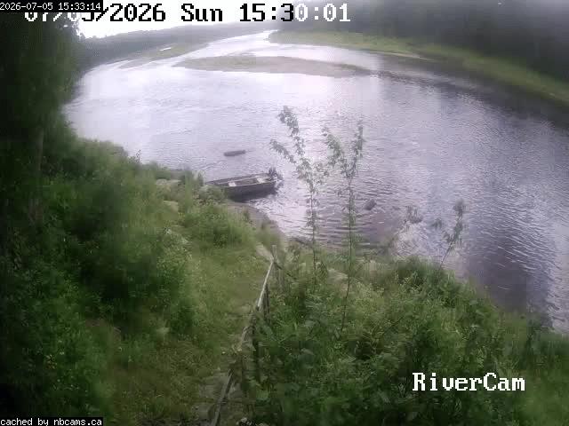 Web Cam image of Boiestown (Miramichi River)