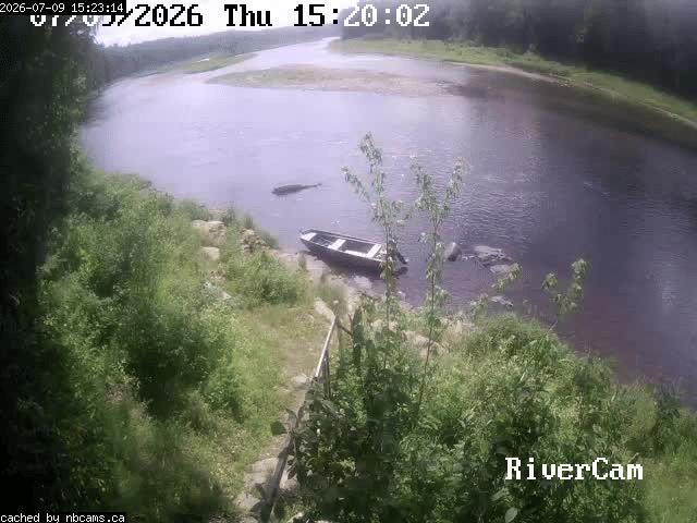 Web Cam image of Boiestown (Miramichi River)