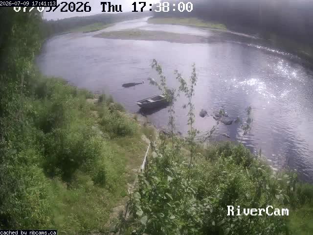 Web Cam image of Boiestown (Miramichi River)
