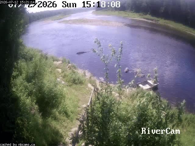 Web Cam image of Boiestown (Miramichi River)