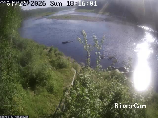Web Cam image of Boiestown (Miramichi River)