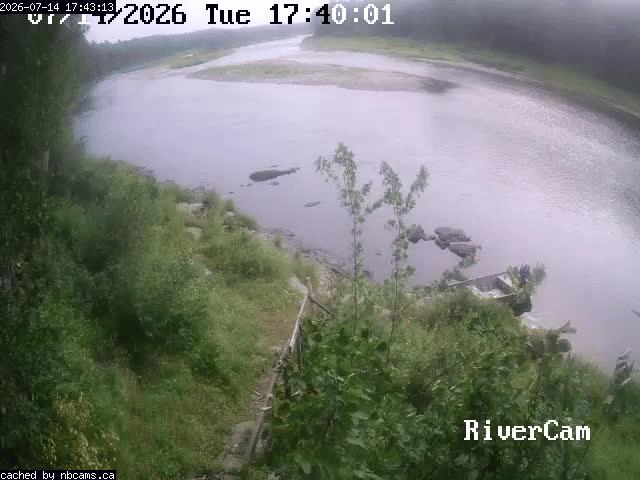 Web Cam image of Boiestown (Miramichi River)