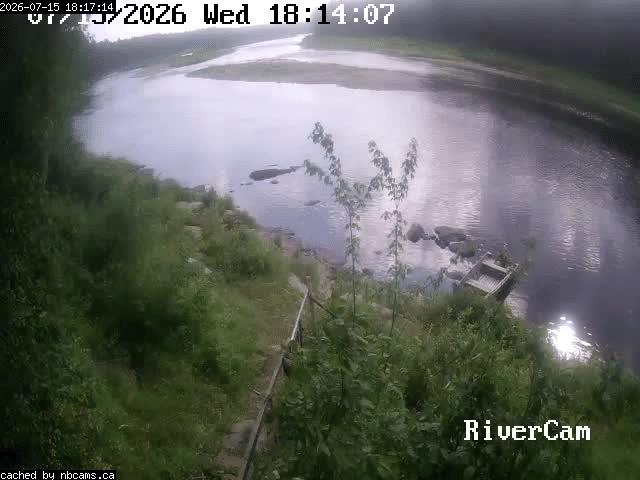 Web Cam image of Boiestown (Miramichi River)