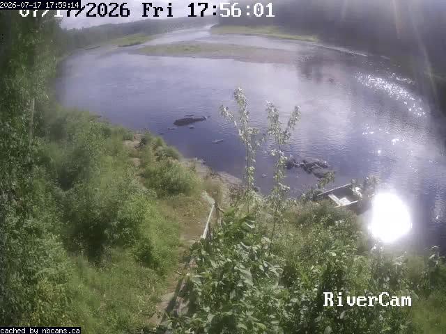 Web Cam image of Boiestown (Miramichi River)