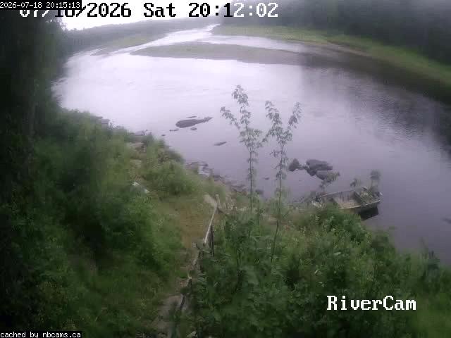 Web Cam image of Boiestown (Miramichi River)