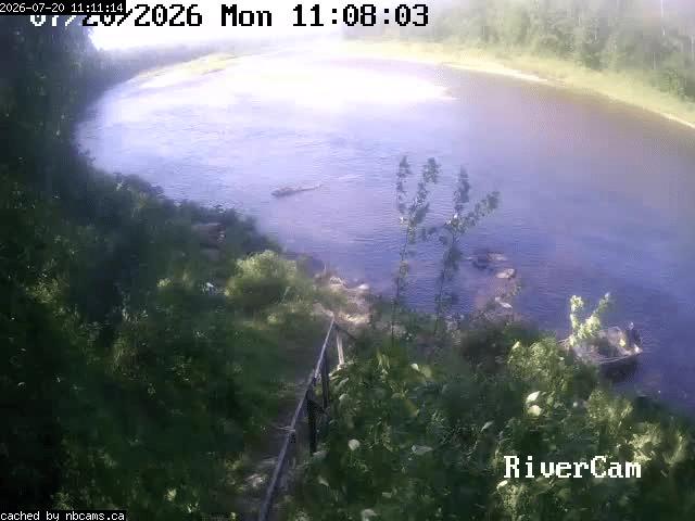 Web Cam image of Boiestown (Miramichi River)