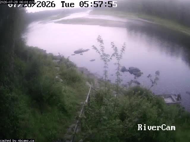 Web Cam image of Boiestown (Miramichi River)