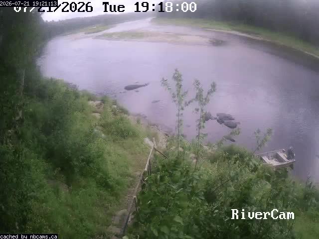 Web Cam image of Boiestown (Miramichi River)