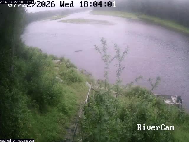 Web Cam image of Boiestown (Miramichi River)