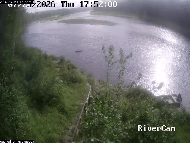 Web Cam image of Boiestown (Miramichi River)