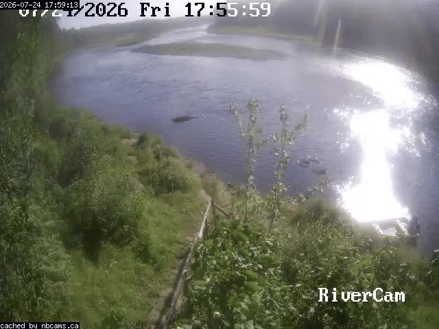 Web Cam image of Boiestown (Miramichi River)