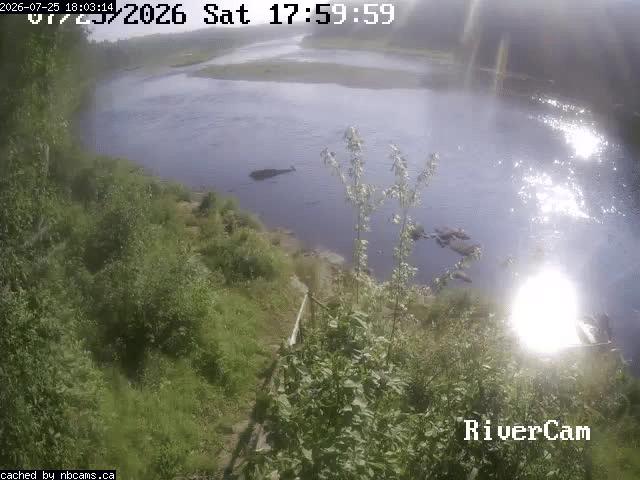 Web Cam image of Boiestown (Miramichi River)