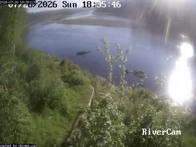 Web Cam image of Boiestown (Miramichi River)
