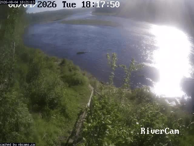 Web Cam image of Boiestown (Miramichi River)