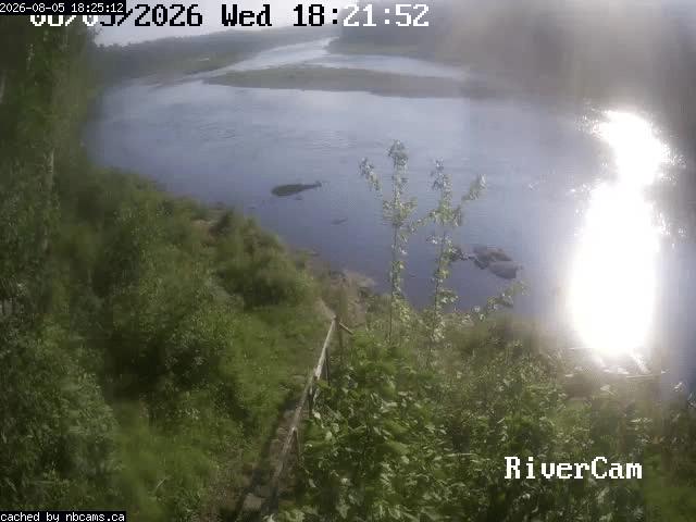 Web Cam image of Boiestown (Miramichi River)