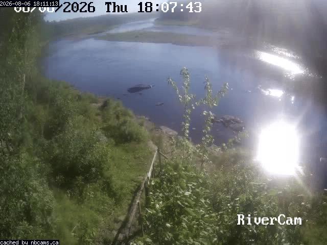 Web Cam image of Boiestown (Miramichi River)