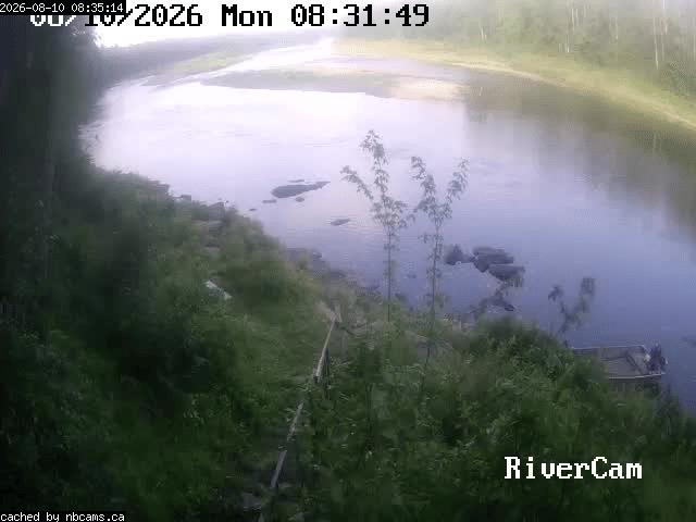 Web Cam image of Boiestown (Miramichi River)