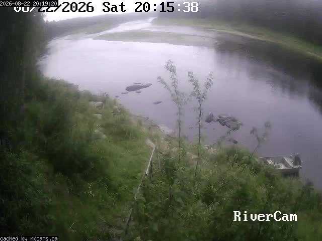Web Cam image of Boiestown (Miramichi River)