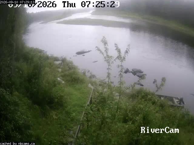 Web Cam image of Boiestown (Miramichi River)