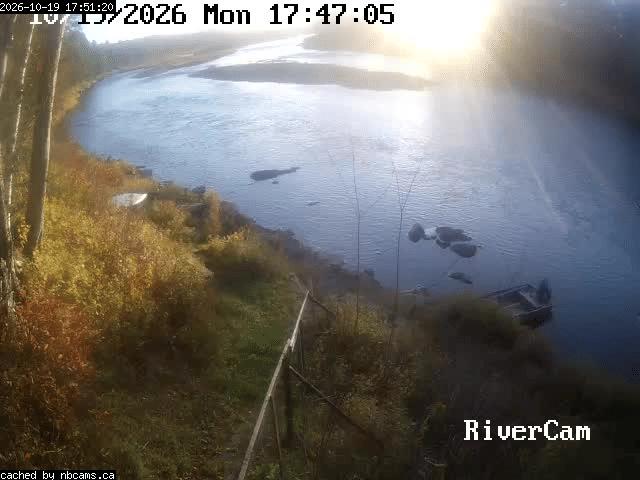 Web Cam image of Boiestown (Miramichi River)