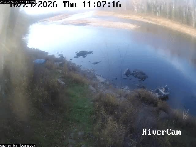Web Cam image of Boiestown (Miramichi River)