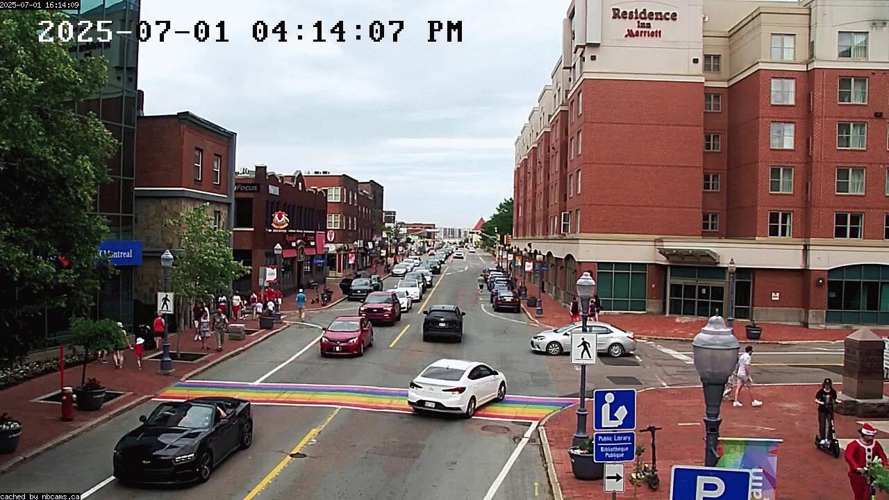 Web Cam image of Moncton (Main Street East)