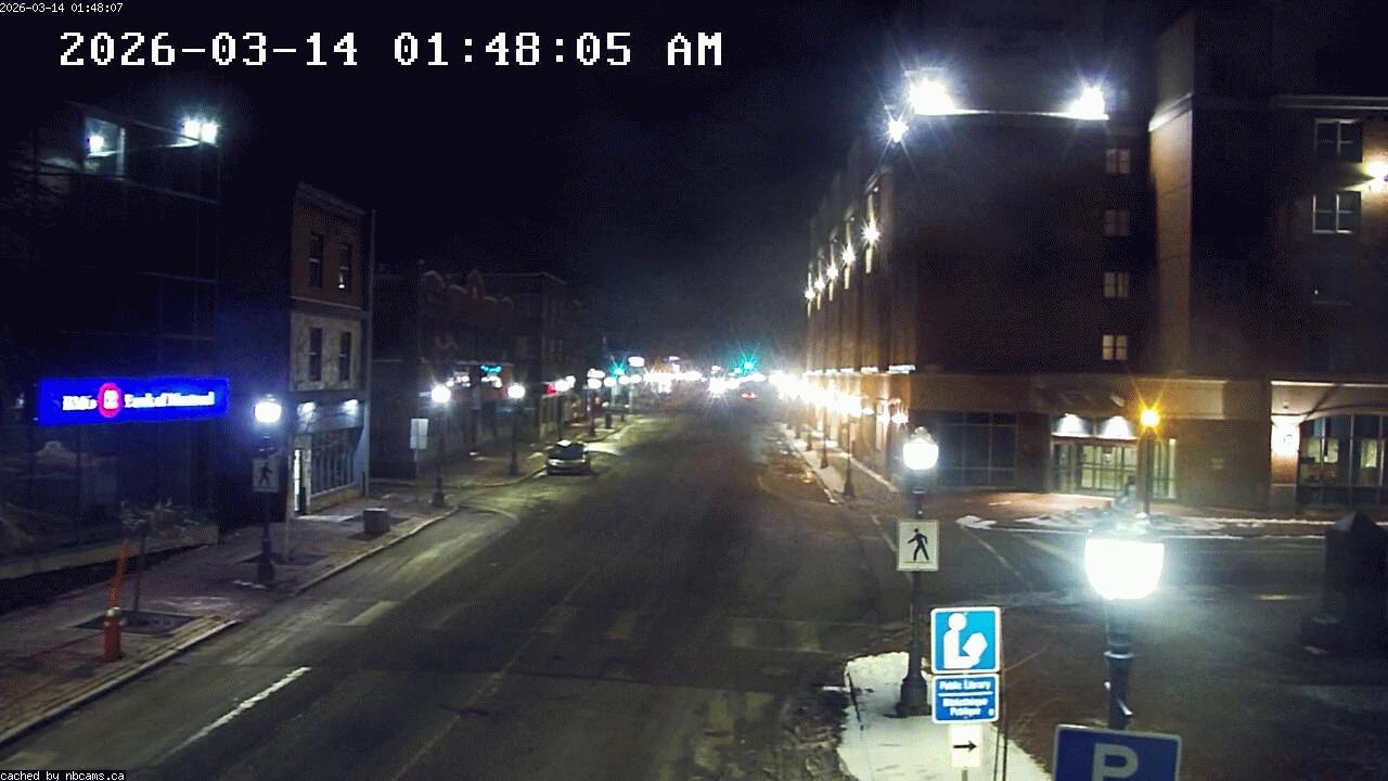 Web Cam image of Moncton (Main Street East)