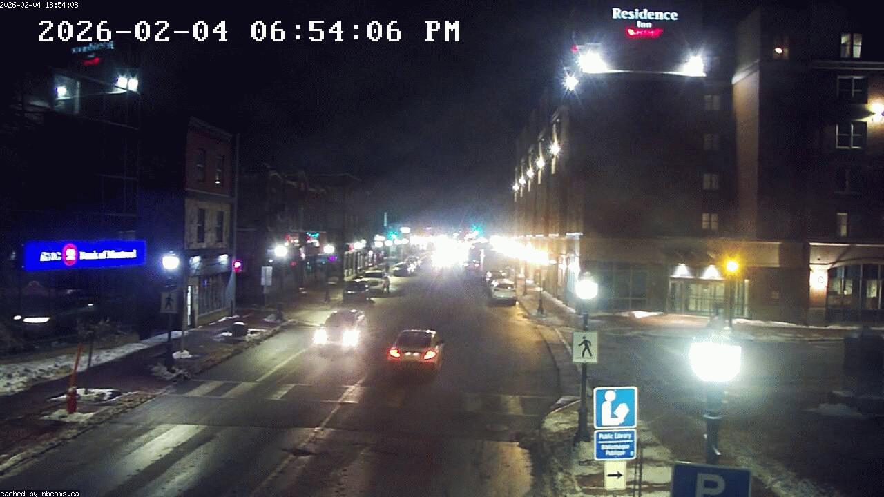 Web Cam image of Moncton (Main Street East)