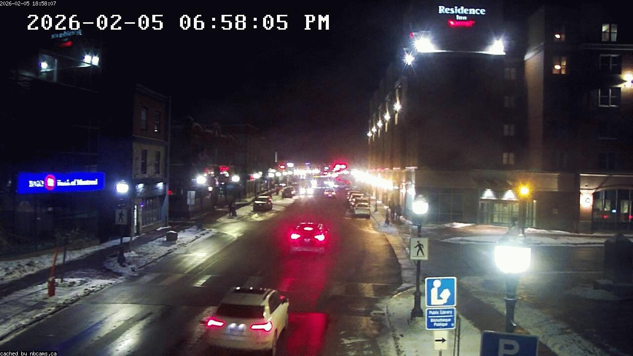 Web Cam image of Moncton (Main Street East)