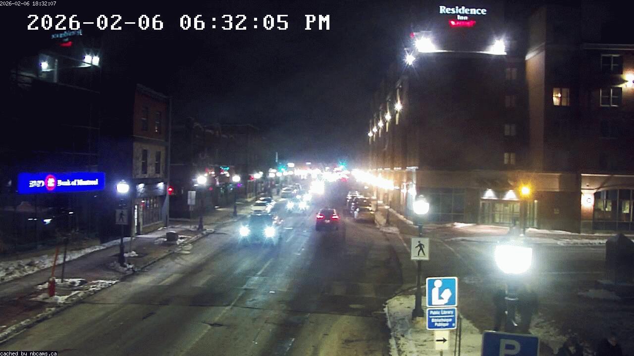Web Cam image of Moncton (Main Street East)