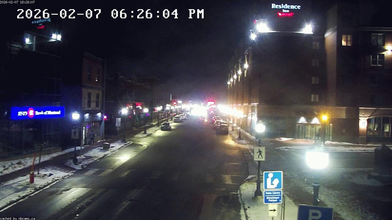 Web Cam image of Moncton (Main Street East)