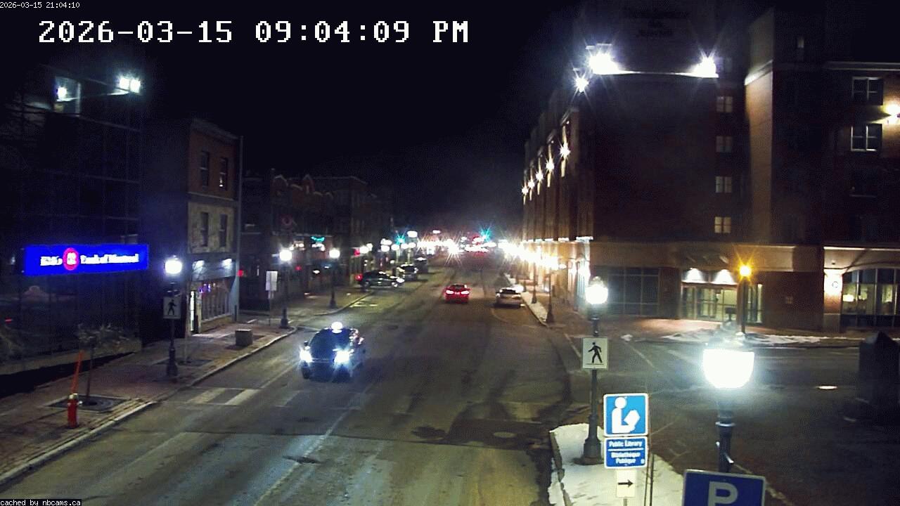 Web Cam image of Moncton (Main Street East)