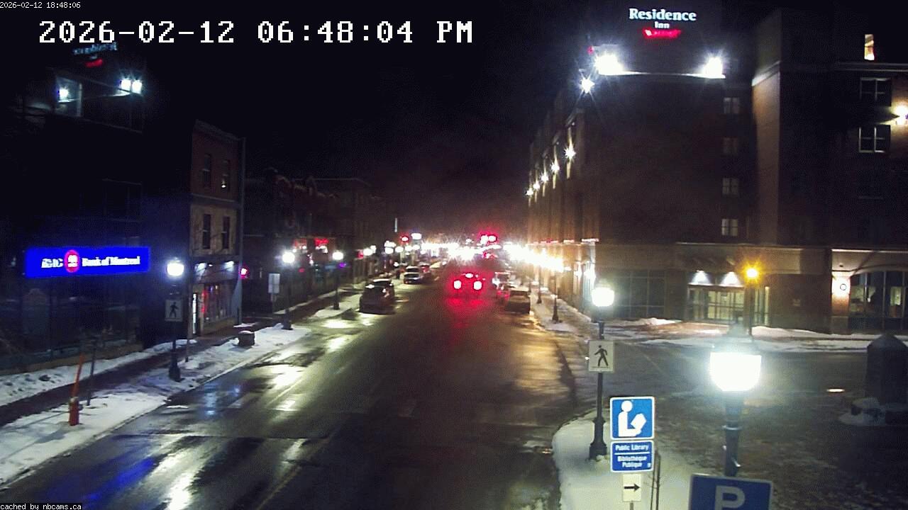 Web Cam image of Moncton (Main Street East)