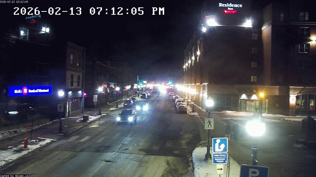 Web Cam image of Moncton (Main Street East)