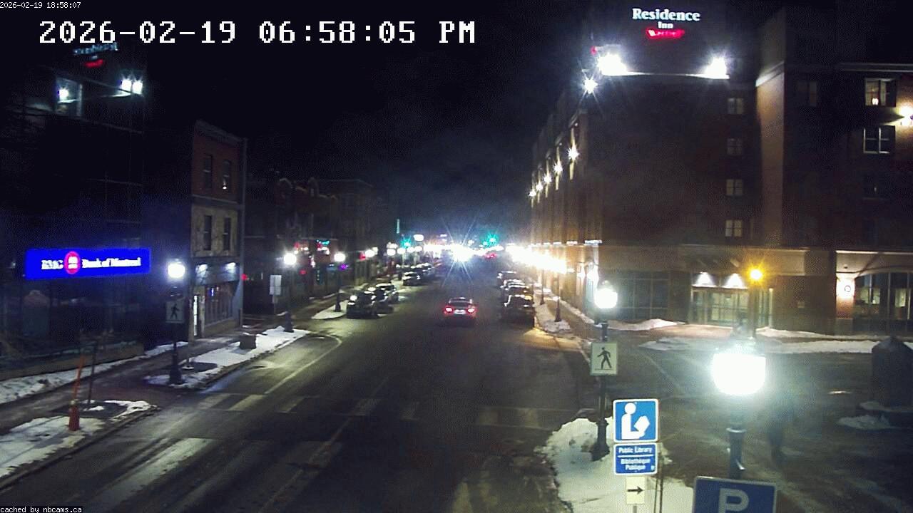 Web Cam image of Moncton (Main Street East)