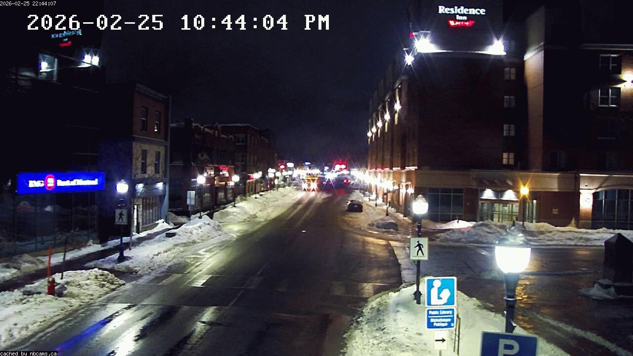 Web Cam image of Moncton (Main Street East)