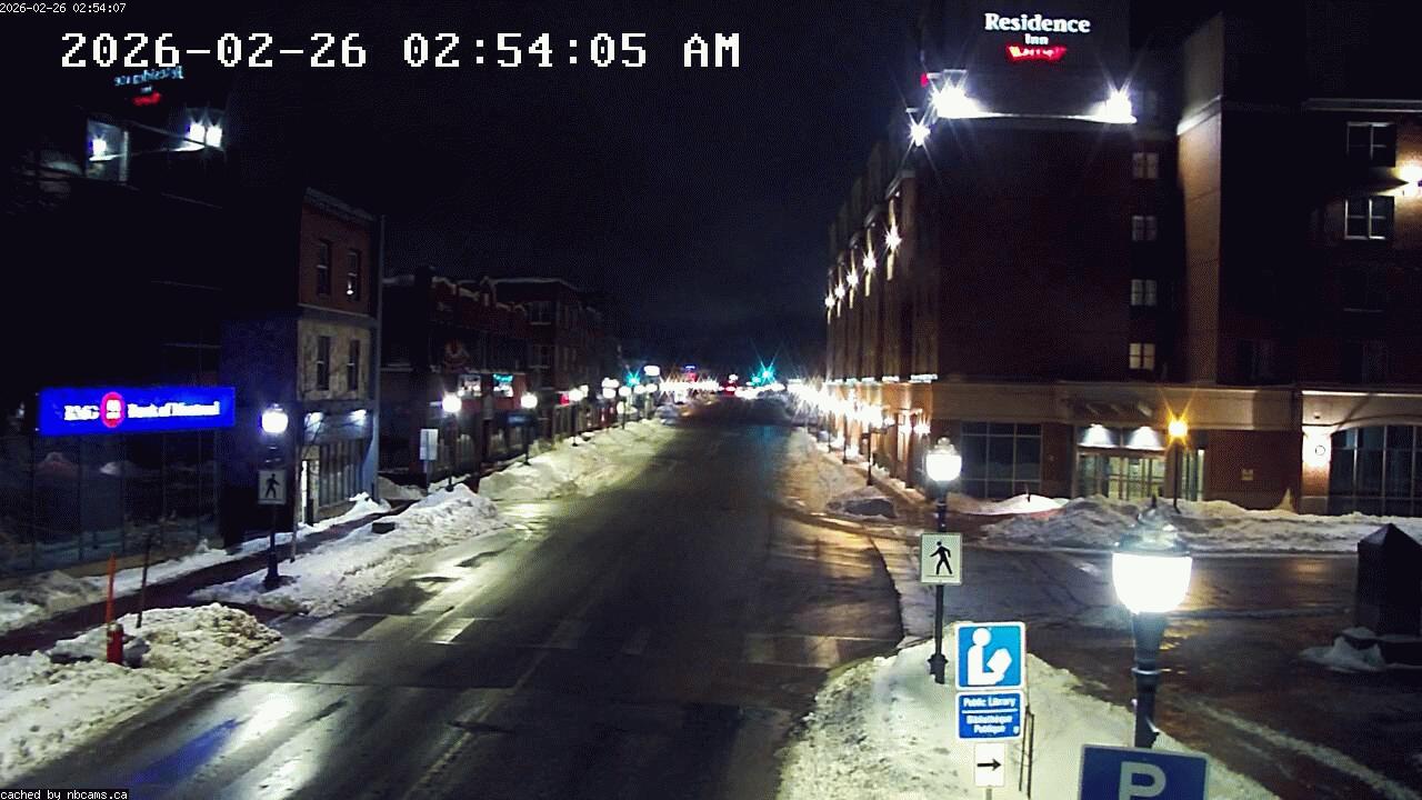 Web Cam image of Moncton (Main Street East)