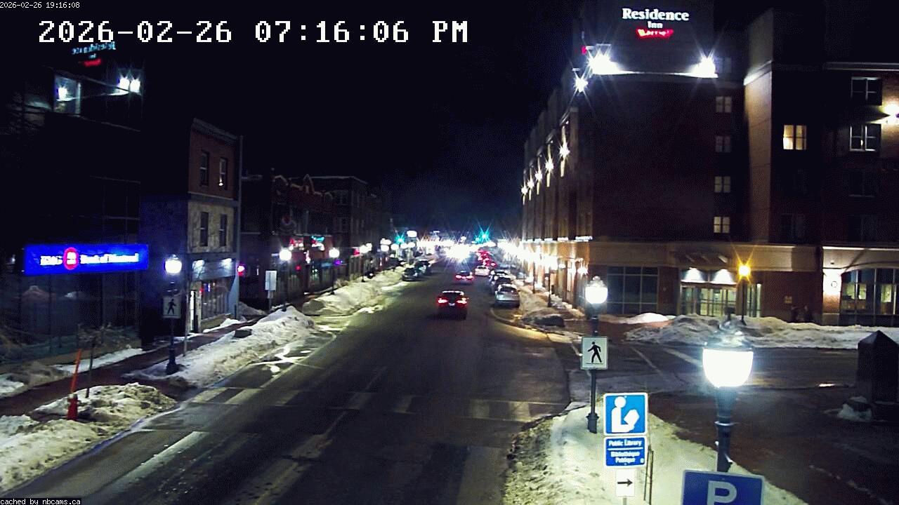 Web Cam image of Moncton (Main Street East)
